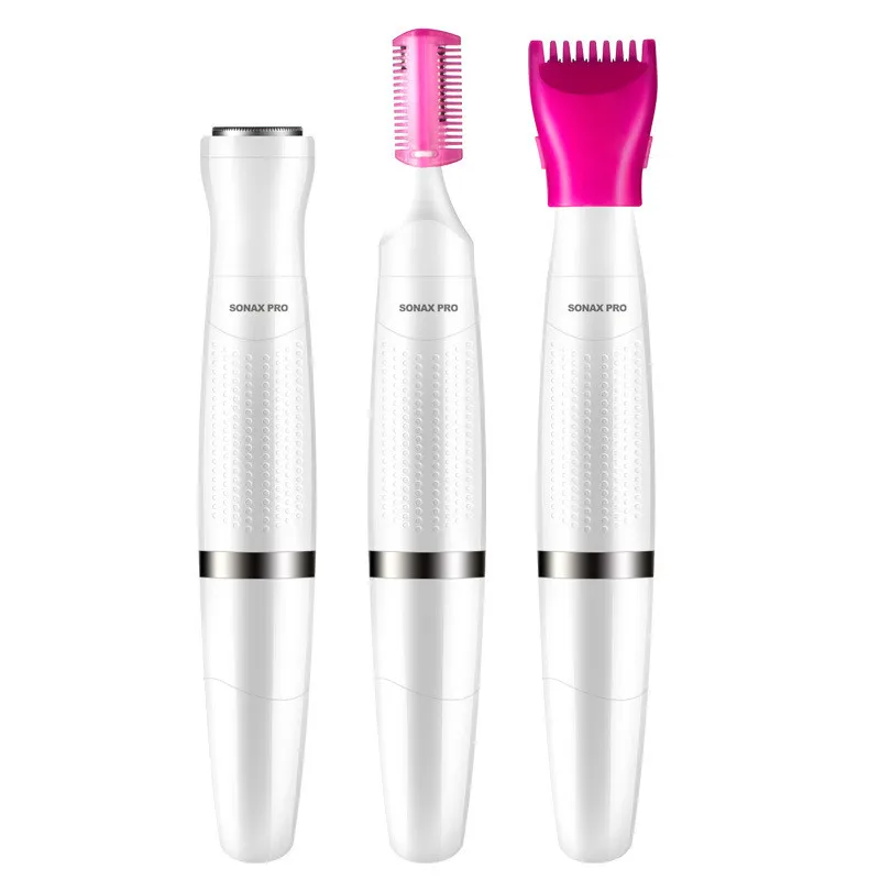 3 in 1 Lady Electric Shaver Epilator Women Shaving Machine Hair Removal Washable Bikini Trimmer Body Eyebrow Razor Hair clipper