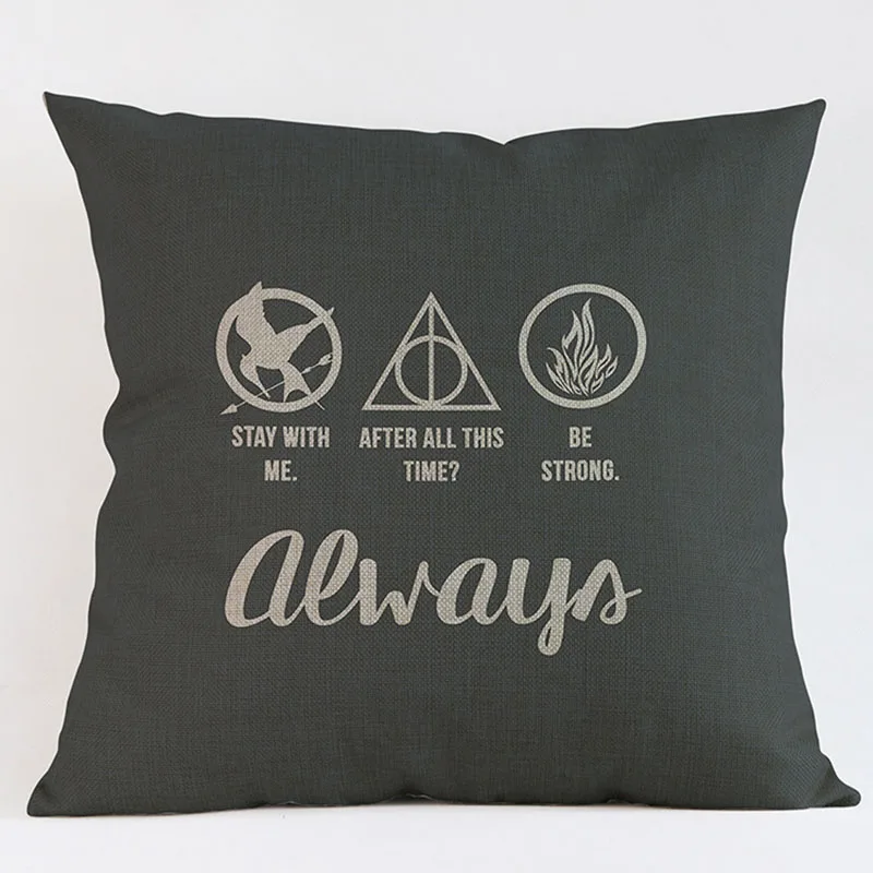 Harry Potter Style Housse De Coussin Elk Pillow Case Home Decorative Pillows Cover