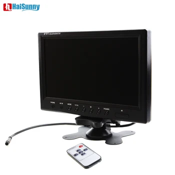 

HaiSunny 9 TFT LCD Color 800 x 480 Car Monitor 9 Inch Screen With Widescreen Remote Support 2CH Video Input For Rear View Camera