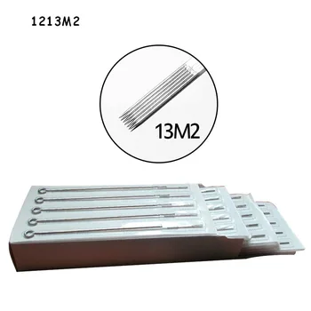 

50pcs/box 13M2 Disppsable Sterilized Tattoo Needles Single Stack Magnum Tattoo Needles Stainless Steel tattoo tip tattoo grip