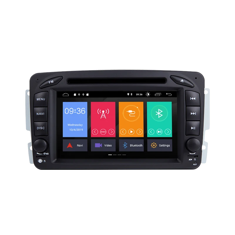 Sale Xonrich AutoRadio 2 Din Android 9.0 Car DVD Player For Mercedes/Benz/W209/W203/W168/M/ML/W168/W463/Viano/W639/Vito/Vaneo Audio 2