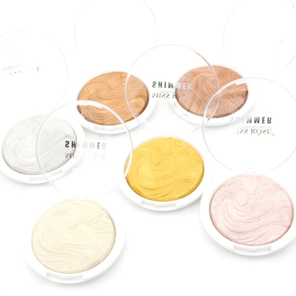 Абсолютно макияж для лица shimmer Powder пудра 6 цветов осветляет запеченный бронзатор пудра для контуринга Макияж Набор палитр