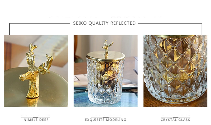 Европейский стиль прозрачные флаконы из хрустального стекла Пыленепроницаемая Крышка для хранения конфет баночки для чая caddy ваза домашний декор креативный свадебный подарок