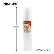 TINTON LIFE 30 см x 500 см/рулонный вакуумный упаковщик, пакет для сохранения пищи, для кухонного использования, Saran wrap