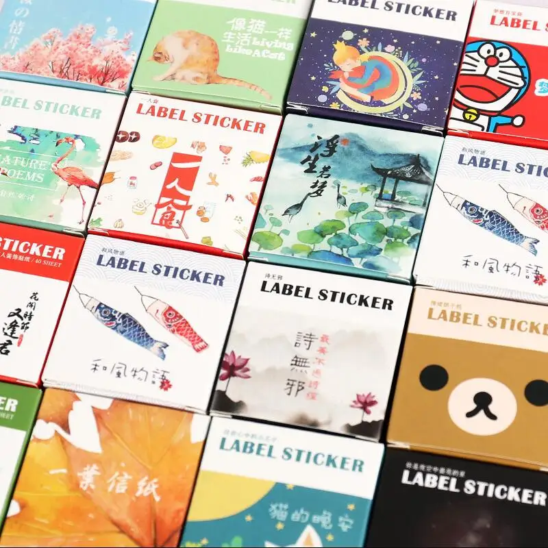 

40 sheets DIY Colorful Traveling kawaii Stickers Memo Pads Diary Planner Journal Note Diary Paper Scrapbooking Albums PhotoTag