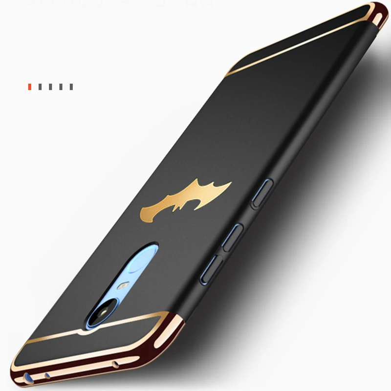 BFOLLOW Бэтмен чехол 3 в 1 для Xiaomi Redmi 5 Plus/Note 5A 4X4/4X/4A 5A/3 S PC матовый жесткий |