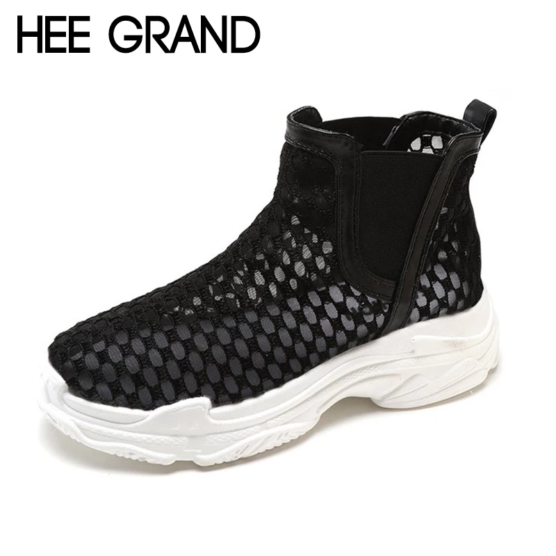 Buy HEE GRAND Women Summer Flats Mesh Air