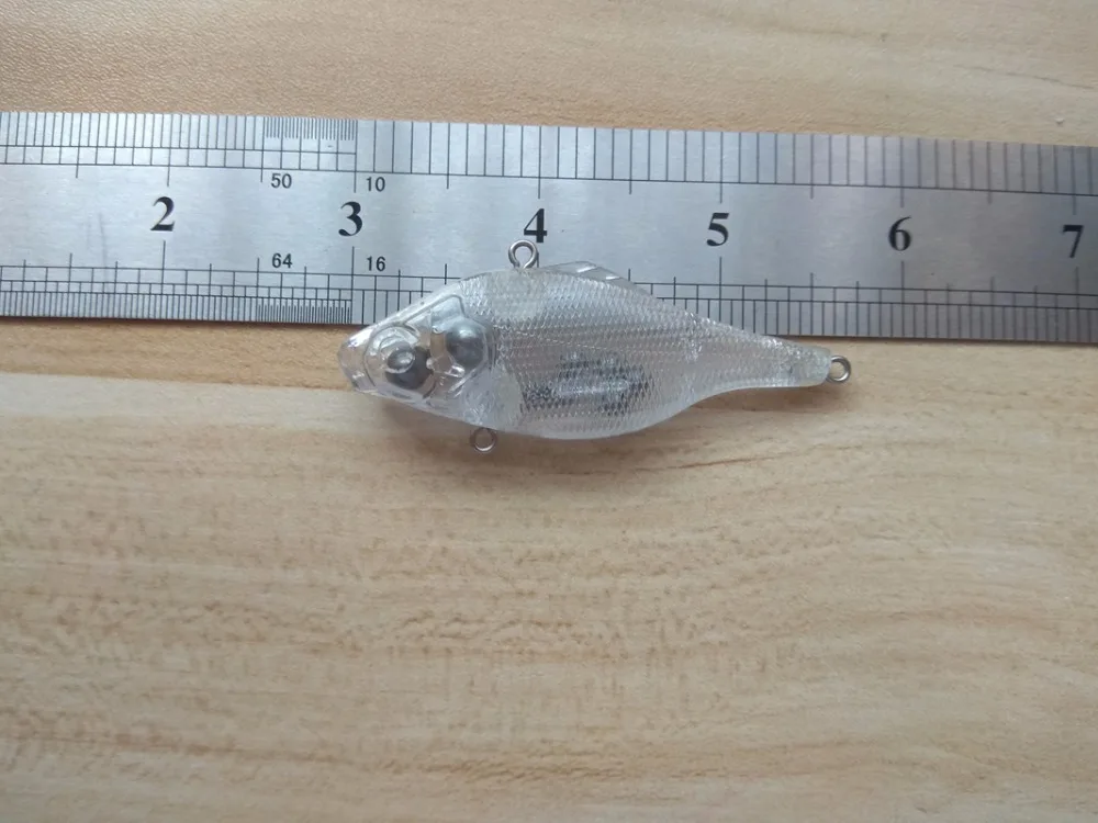 

10pcs Unpainted Fishing Lure Body Lipless Hardbaits Fishing Wobbler Artificial baits 70mm 8gr. Blank lures ZB1ENI