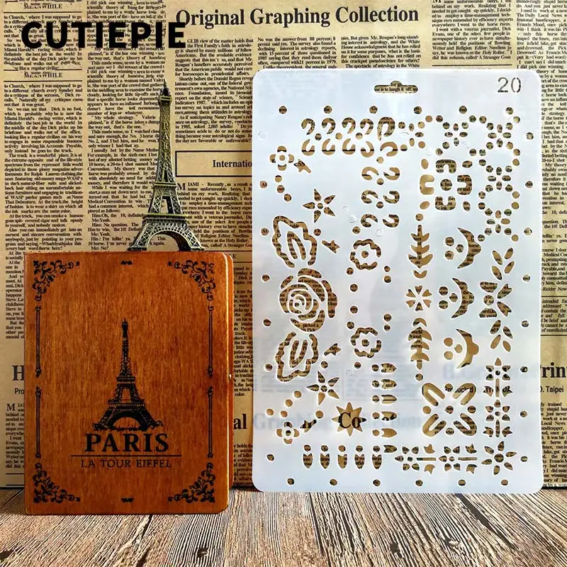 

Little Lace Flowers Stencils For Painting Scrapbooking Stamp Cake Decorating Tool Embossing Paper Cards Album DIY Decoration