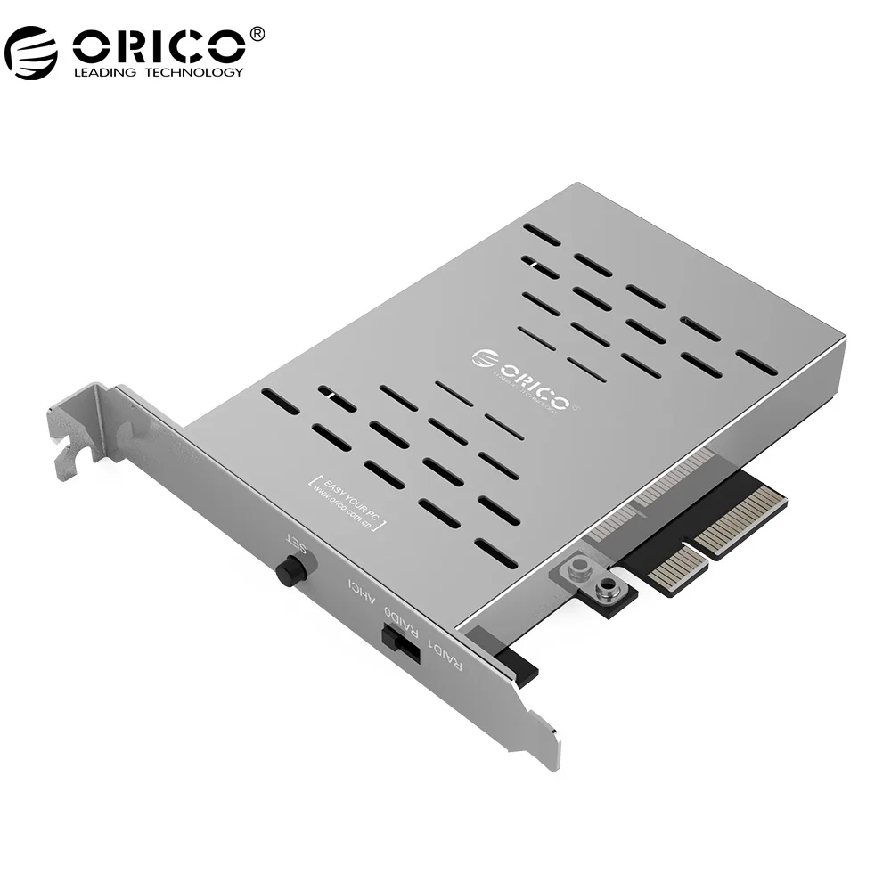 ORICO PRS2 Desktop PCI-E M.2 Disk Array Card SSD Stainless Steel High-speed Raid Hard Drive Expansion Card цена ORICO PRS2 Desktop PCI-E M.2 Disk Array Card SSD Stainless Steel High-speed Raid Hard Drive Expansion Card цены онлайн