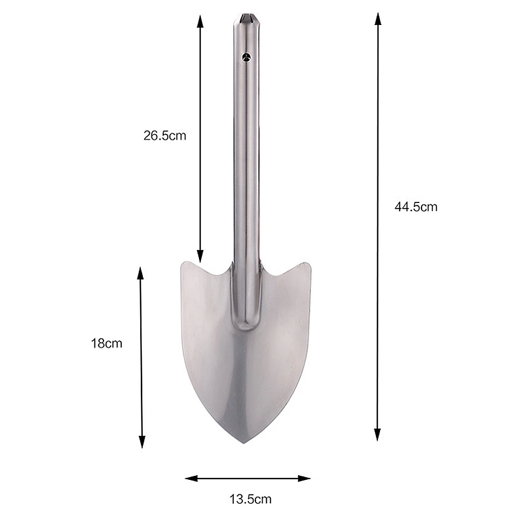 Outdoor Stainless Steel Garden Shovel High Quality Durable Explore Camping Spade Emergency Survival Hand Tools