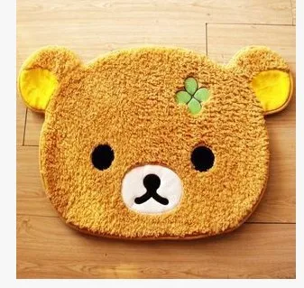 

free shiping size:79X68cm Rilakkuma carpet cute Lovely bear so soft carpet The bedroom mat mat hall carpet pad