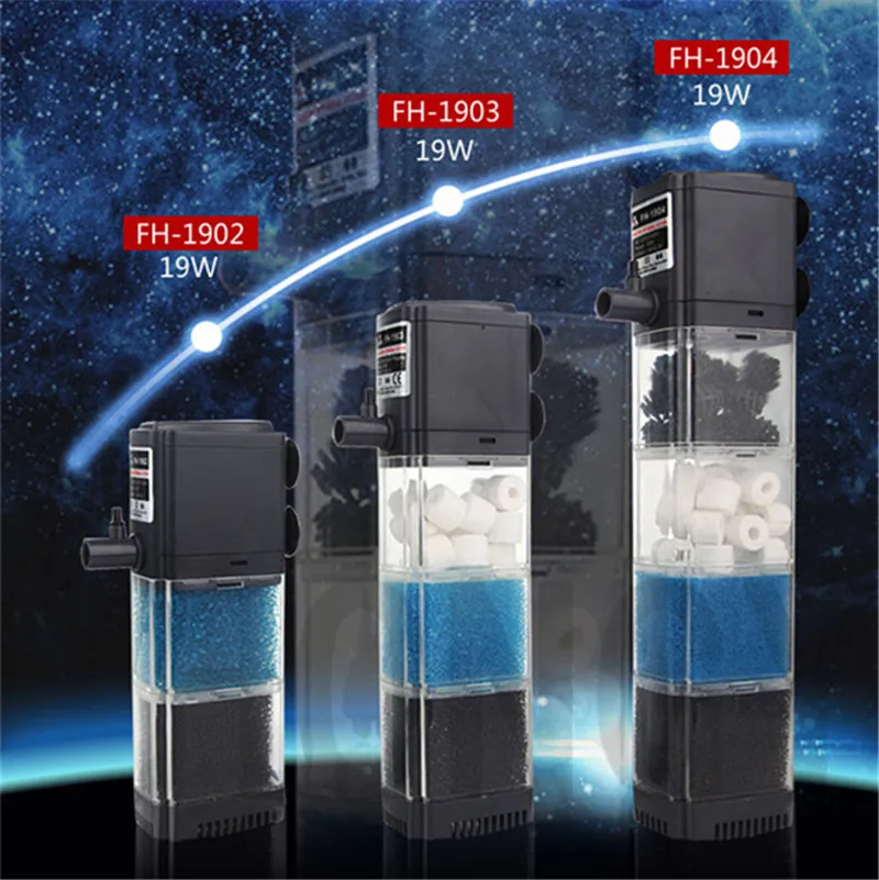 

SOBO 1 piece HF series 1500L/H 220-240V internal filter 3in1 multinational submersible filter with water pump+air pump function