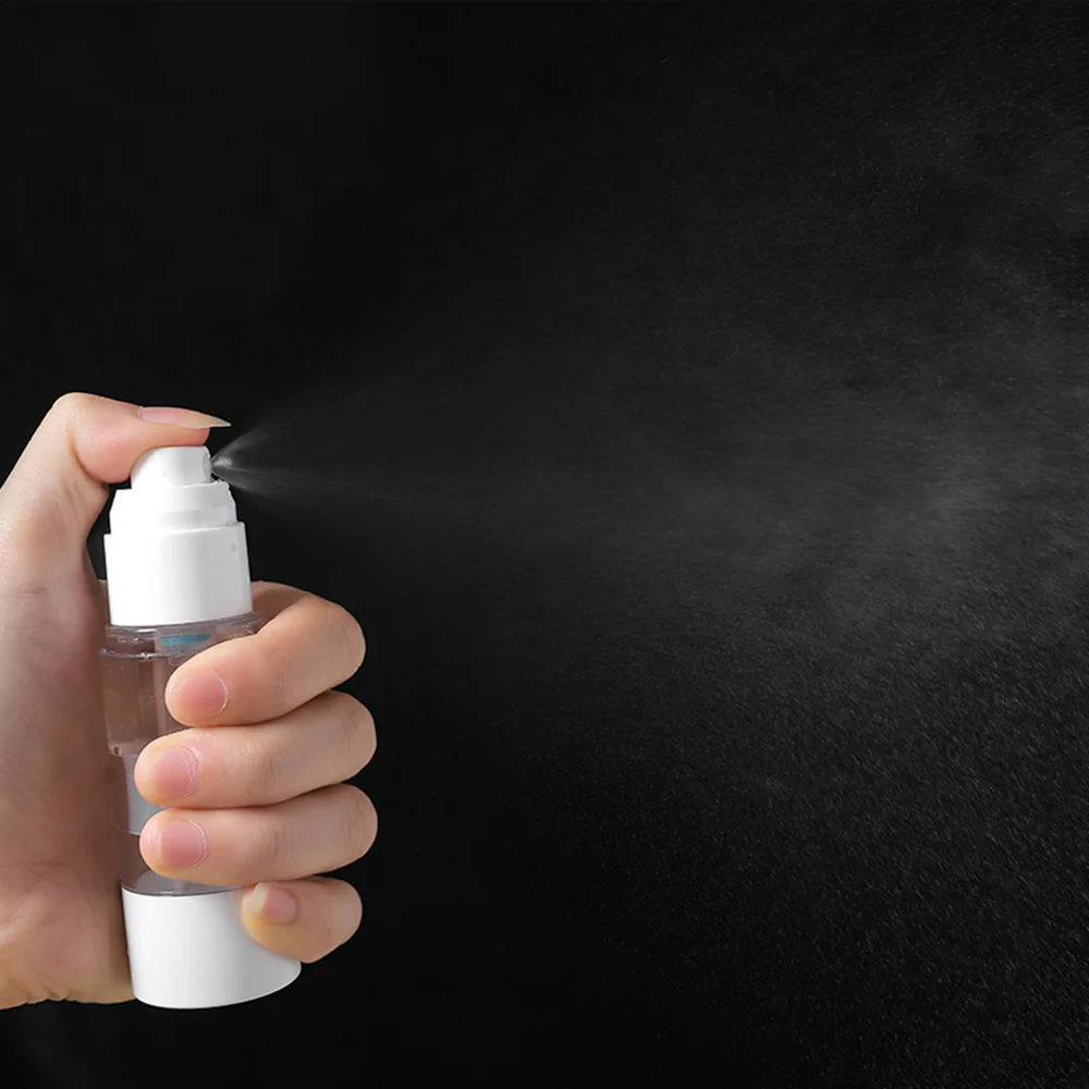 

1Pcs Mini PP Transparent press-type Small Empty Spray Bottle For Make Up And Skin Care Refillable Random Color Vacuum Travel use