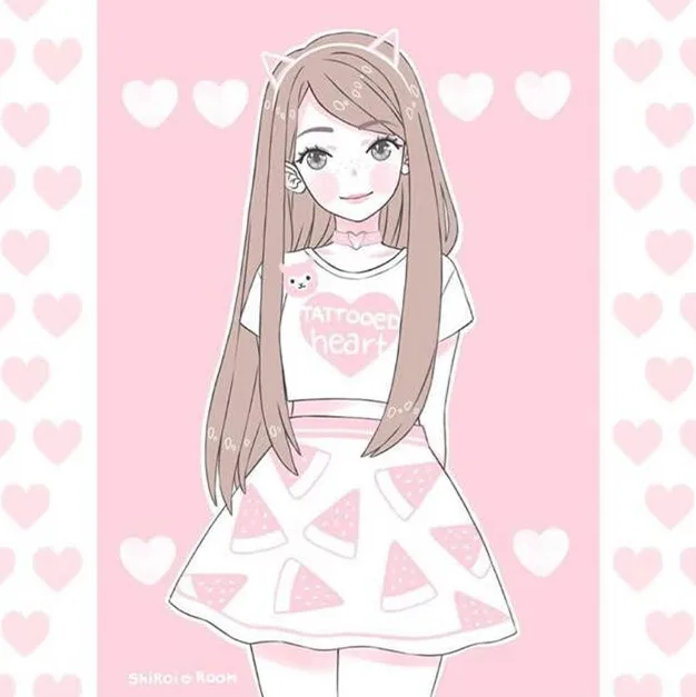 

Simple Summer T-SHIRT & SKIRT SET Cute White Short Sleeve Shirt Tops, Watermelon Mini Skirt