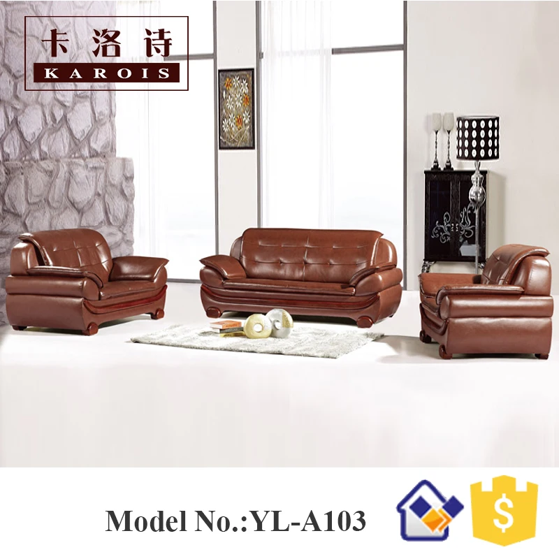 Chinese Factory Sells Good Quality Design Furniture Leather Sofas