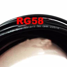 10 м высокочастотный медный сердечник RG58 коаксиальный кабель OD 5 мм 50ohm RG-58 RG58 RG58U для SYV-50-3