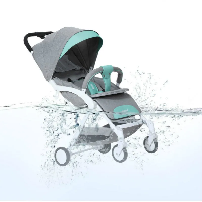 

High Quality Baby Stroller 3 in 1 with Car Seat For Newborn ultra-lightweight folding can sit lie umbrella unisex baby trolley