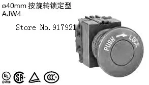 

[ZOB] A normally closed AJW401 import button switch 40mm Push Turn Lock idec Japan Izumi AJW420 --5PCS/LOT