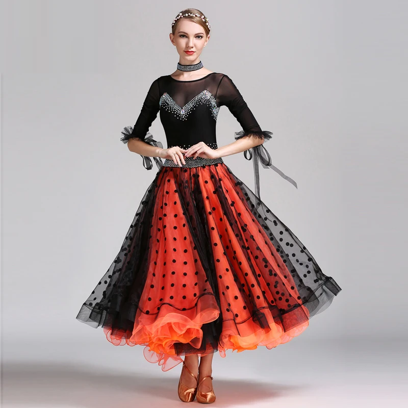 New Arrival of Women's Standard Ballroom Dancing Costume Extra Plus