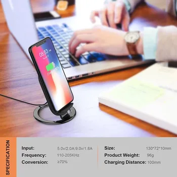 ワイヤレス充電器 SETTY-WIRELESS 充電器誘導-ブラック