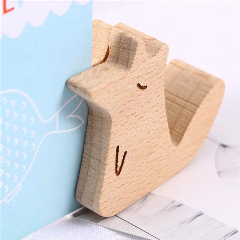 DIY мультфильм дерево фото держатель подставки настольные под номера место карты