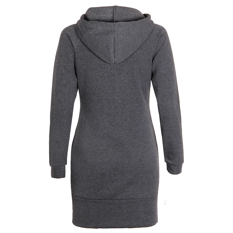  Women Fashion Hoodies Sweatshirt Long Sleeve Zip Sweatshirts Feminino Winter Moleton Pullovers Hara