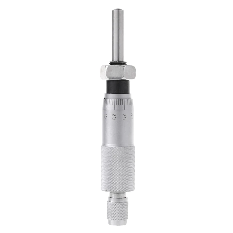 

OOTDTY 1PC Round Needle Type Thread Micrometer Head Measurement Measure Tool 0 - 25mm Range