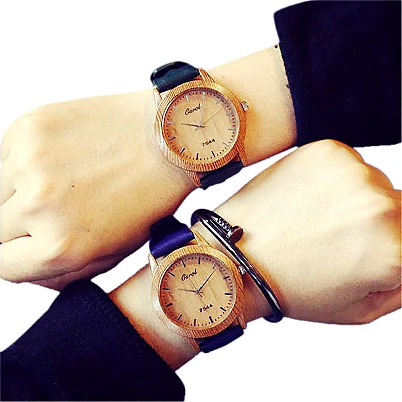 

Hot Sale Couple Watch Male and Female Students Minimalist Fashion Lovers Quartz Watch erkek kol saati drop shipping