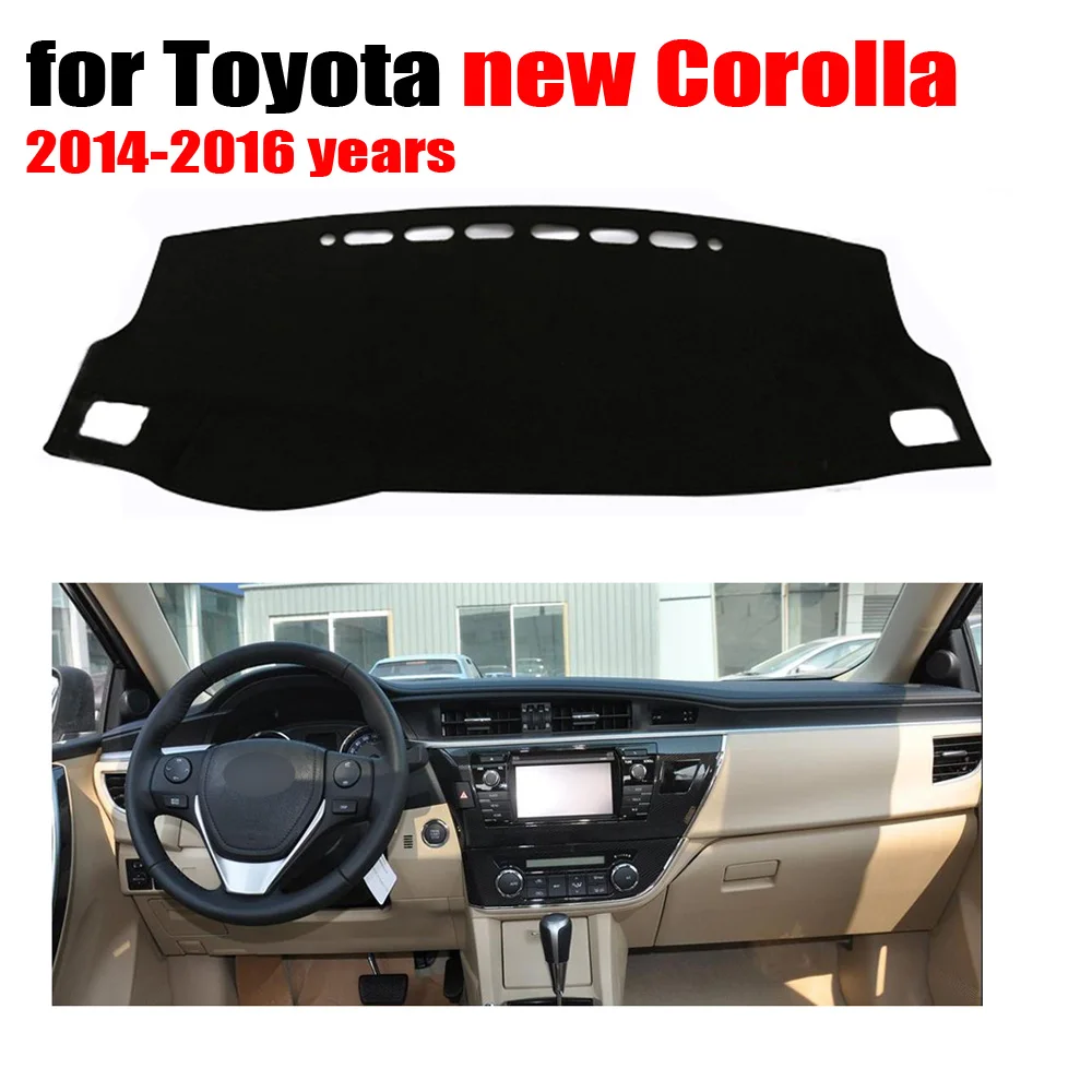 Car dashboard cover mat for TOYOTA New COROLLA 2014 2016 years Left