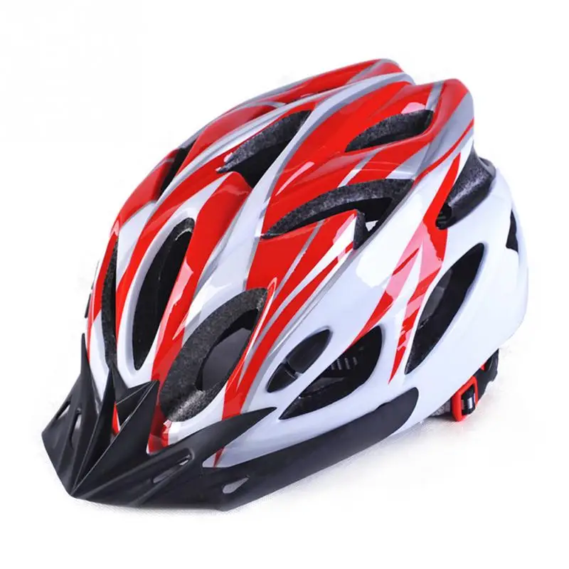 

Unisex Mountain Bike Adjustable Buckle Helmet Bicycle Adult Men Women Cycling Integrally-molded Helmet With Visor