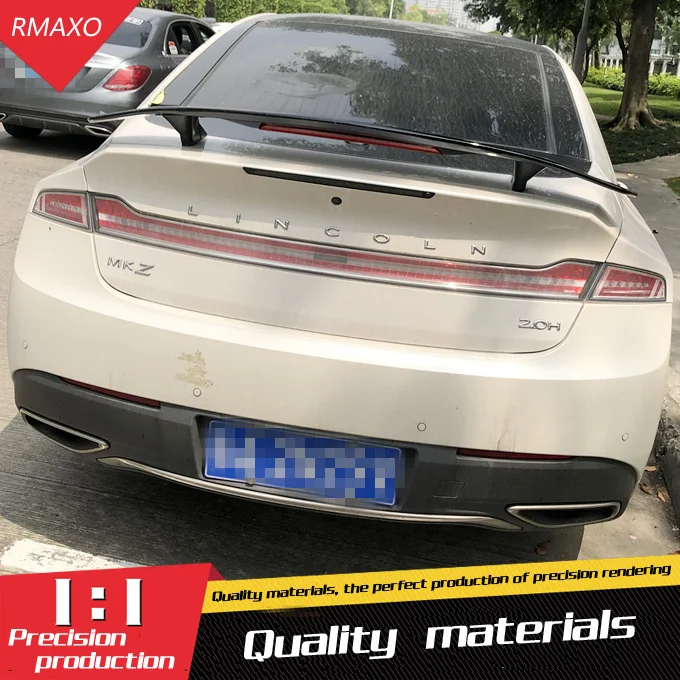 

For Lincoln MKZ Spoiler 2008-2018 For Lincoln MKZ High Quality Spoiler ABS Material Car Rear Wing Primer Color Rear Spoiler
