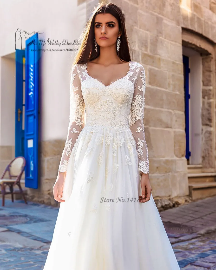 Greek Long Sleeve Wedding Dress Lace A Line Bride Dresses 2017 Boho Rustic Gowns Vestido De Noiva Manga Longa Brautkleid In From Greek Long Sleeve Wedding Dress Lace A Line Bride Dresses 2017 Boho Rustic Gowns Vestido De Noiva Manga Longa Brautkleid In From