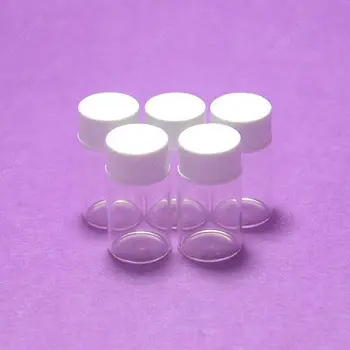 

7ML Clear Reagent Bottle,Sample,Penicillin Vials,With PP Screw Lid,5PCS/LOT