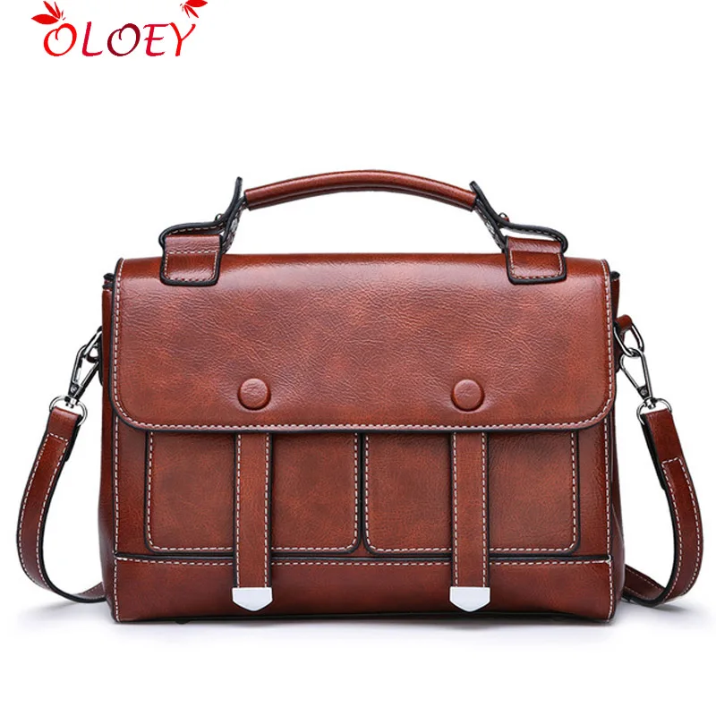 

New Luxury Women Handbags Designer Vintage Big Tote Bag Famous Brand Leather Shoulder Bag Female Simple Crossbody Bags for Women