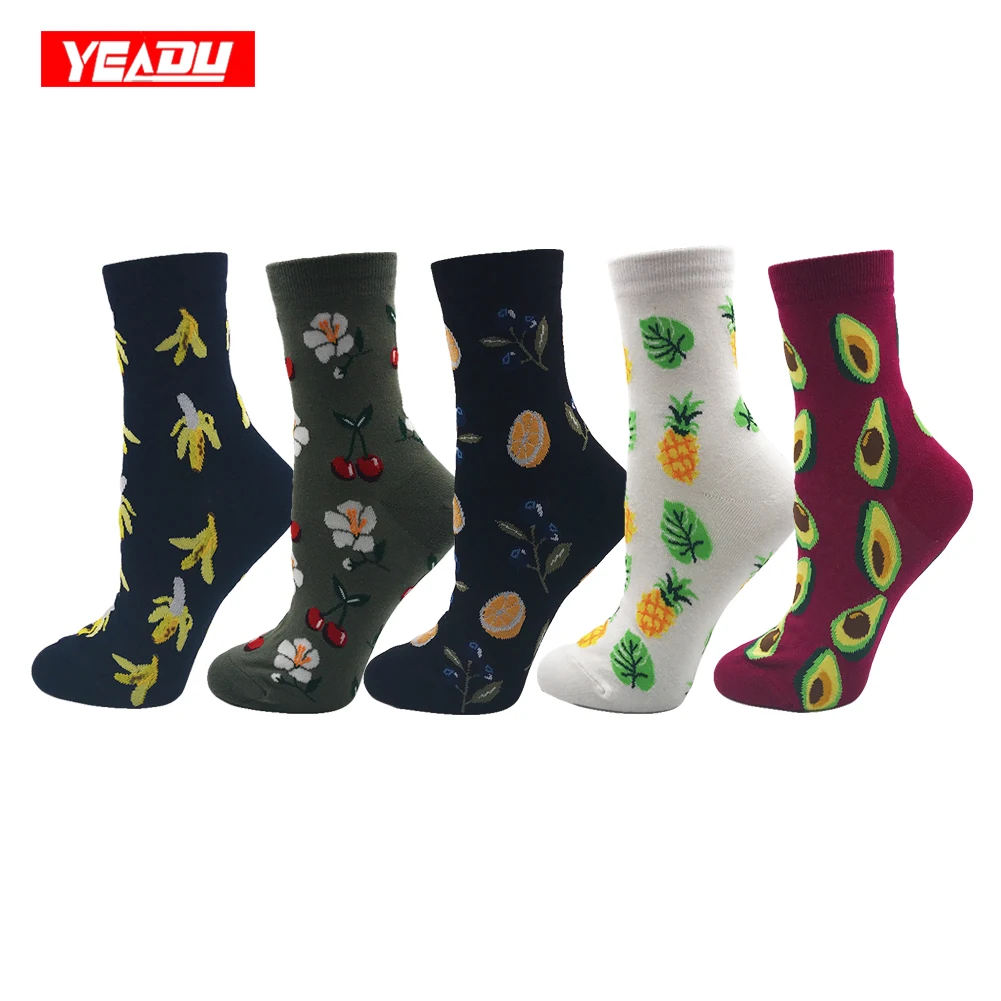 YEADU 10 пар/лот красочные Harajuku Для мужчин носки британский стиль Бизнес Компрессионные носки для Для мужчин