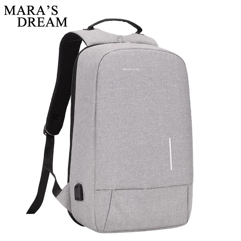 

Mara's Dream 15"17" Laptop Backpack External USB Charge Computer Backpacks Men Women Backpack Bag Nylon Students School Bag Pack