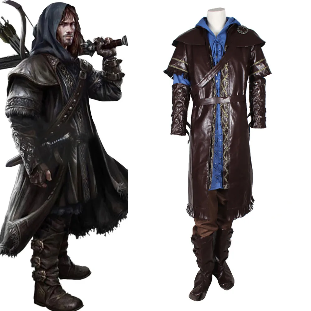 

The Hobbit The Desolation of Smaug Thorin Oakenshield Cosplay Costume Outfit Adult Men's Halloween Party Cosplay Custom Made