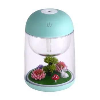 

180ml USB Charging Micro Landscape Humidifier Colorful Night Light Mist Maker Mini Air Purifier Home Office Humidifier