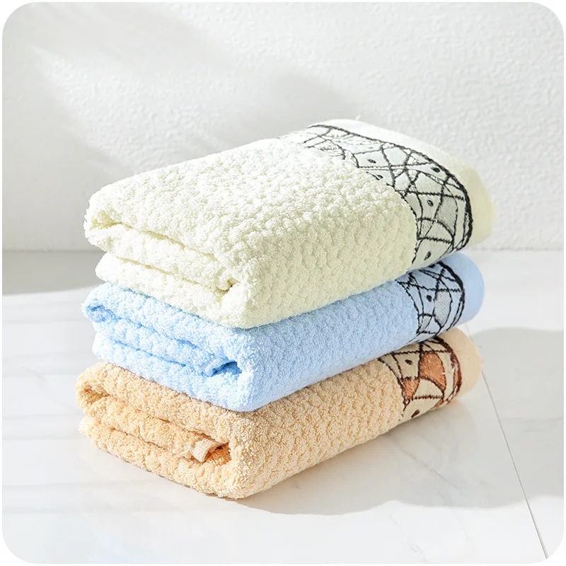 

Pure Cotton Face Wash Household 100% Cotton Bathroom Cleaning Face Towel Couples Bath Towel Soft Absorbent Towel Face Towel