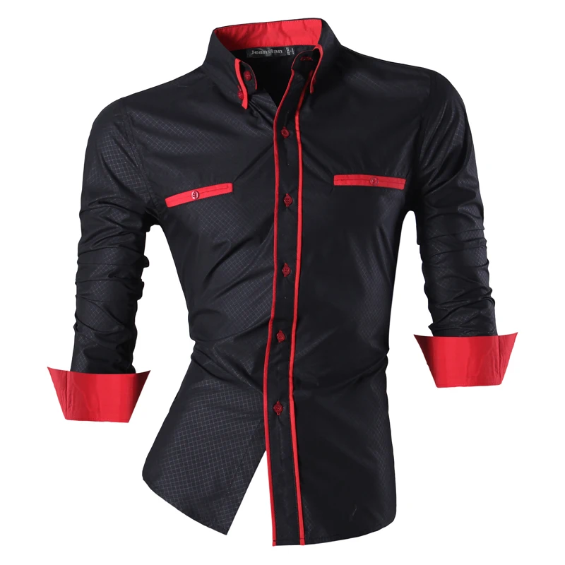 2016 Spring Autumn Features Shirts Men Casual Jeans Shirt New Arrival Long Sleeve Casual Slim Fit Male Shirts Z025