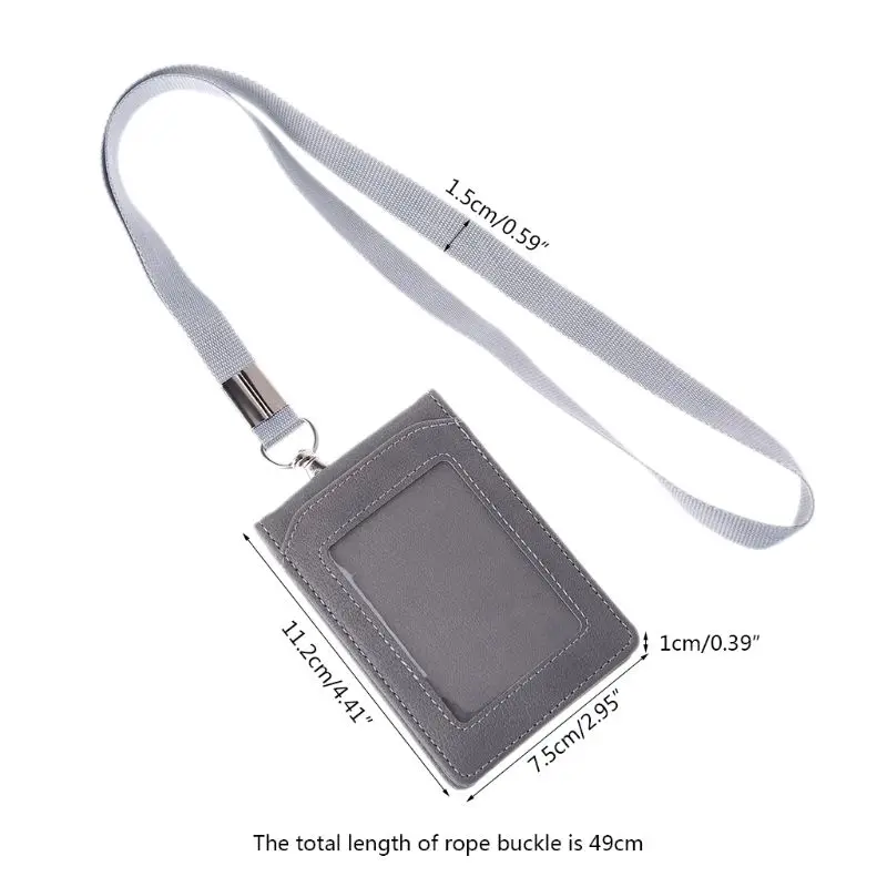 1 шт. Модные Кожаные Бизнес ID Card лента-держатель для бейджей карты Чехол Органайзер сумка для карты