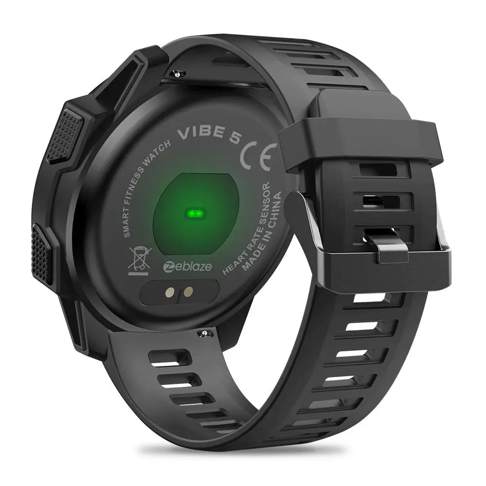 For Zeblaze VIBE 5 1.3 Inch Round Screen Heart Rate Sleep Monitor Smart Watch Sport Bracelet Fitness Tracker d20