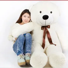Чучело 160 см белый медвежонок, Плюшевые игрушки Мягкая кукла подушка подарок w1692