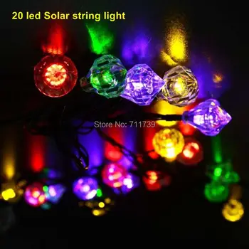 

5set led solar string lights outdoor Butterflies Solar string light Decoration 20 led garden decoration string lamp lighting
