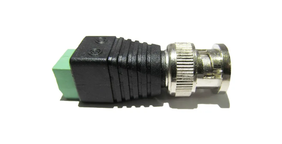 2pcs/lot Mini Coax BNC Connector UTP Video Balun Connector BNC Plug DC Adapter For CCTV Surveillance Camera CCTV system 2pcs/lot Mini Coax BNC Connector UTP Video Balun Connector BNC Plug DC Adapter For CCTV Surveillance Camera CCTV system