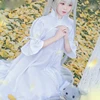 Liva-Disfraz de cosplay de Anime para chica, cosplay de Anime de Kasugano Sora, Yosuga no Sora, disfraces de Lolita blanca de alta calidad hechos a medida ► Foto 3/6