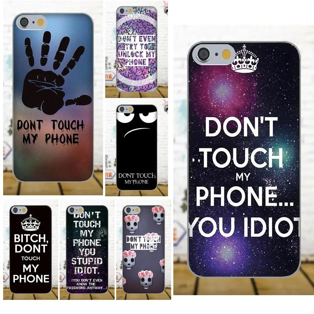 

Oedmeb Dont Touch My Phone For Xiaomi Redmi 5 4A 3 3S Pro Mi4 Mi4i Mi5 Mi5S Mi Max Mix 2 Note 3 4 Plus TPU Cool Best Cover Case