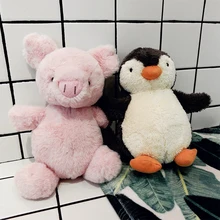 Cartoon Penguin / Baby Elephant / Pig / Chick / Owl Filled Animal Plush Toy Doll, Boy and Girl Sleeping Doll, Birthday Gifts