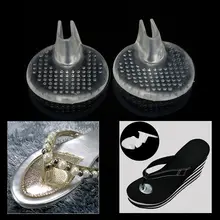 1 пара силиконовых подушечек, сепаратор для педикюра Protector, инструмент для ухода за ногами, невидимая Подушечка для ног, Вьетнамки